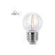 Lampadina LED Sfera Incanto 2W E27 a filamento, 245 Lumen, Luce Calda