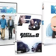 Dal 23 Agosto Fast & Furious 8, Baby Boss, Insospettabili Sospetti e tanti altri film disponibili in DVD e Blu-ray!