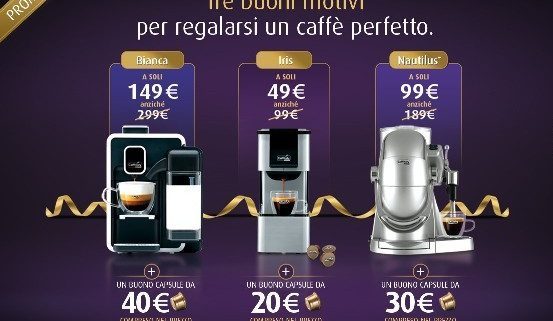 Offerta Caffitaly: 3 motivi per regalarsi un caffè perfetto!