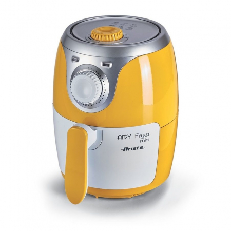 Ariete Airy fryer mini 4615 Singolo 2L Indipendente 1000W Argento, Giallo