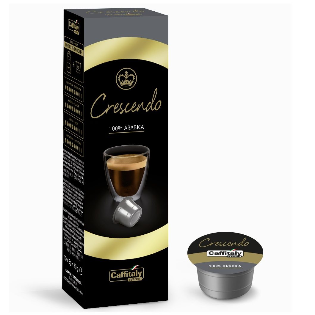 Caffitaly 10 Capsule Caffè Premium Crescendo