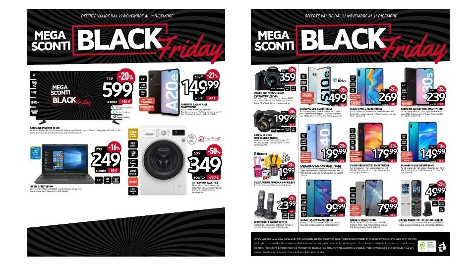 Black Friday Elettro Star: scopri i migliori prodotti in promozione dal 22 Novembre al 1 Dicembre