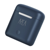 AREA Stone Auricolari Bluetooth 5.0 con Custodia di Ricarica Wireless, Blu