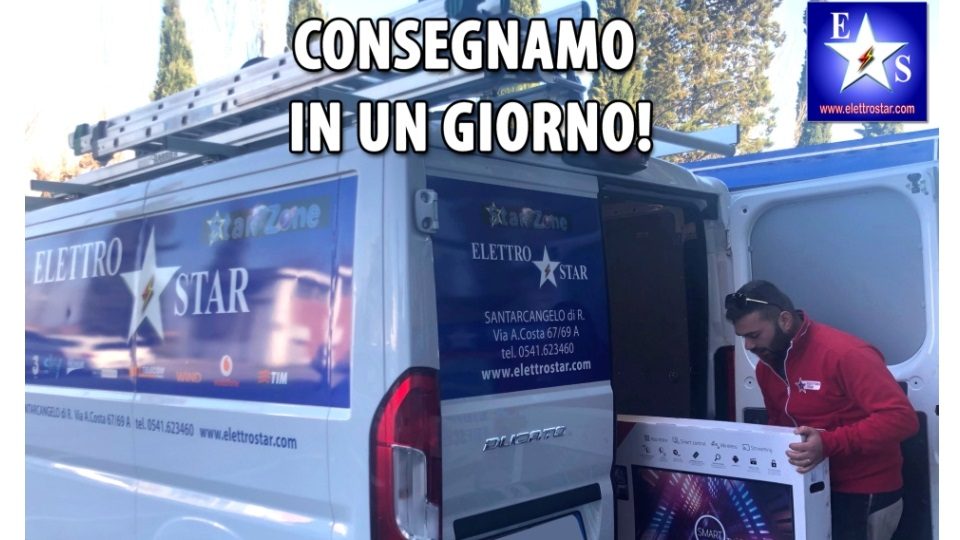 Scopri la consegna in giornata di Elettro Star!