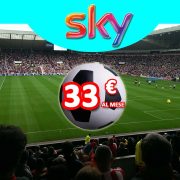 Ritorna la Serie A e Sky lancia la possibilità di attivare il pacchetto Sky Calcio al prezzo scontato di 33 euro al mese!