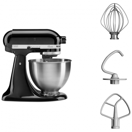 KitchenAid Classic 5K45SSEBM Robot da Cucina 275W 4.3L Nero Opaco