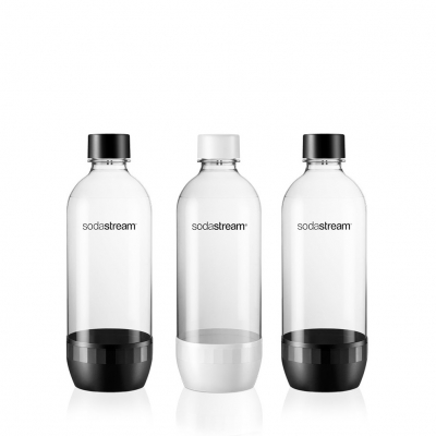 Sodastream Confezione da 3 Bottiglie Universali in Plastica PET da 1 Litro