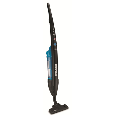 Hoover Lyra LY71 LY06011 Scopa Elettrica Senza Sacco, Potenza 750W,  Nero/Azzurro