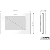 Termostato Elettronico Vimar 02907 WiFi e Touch Screen