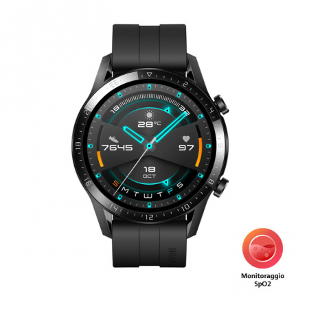 Huawei Watch GT 2 46mm Smartwatch Nero