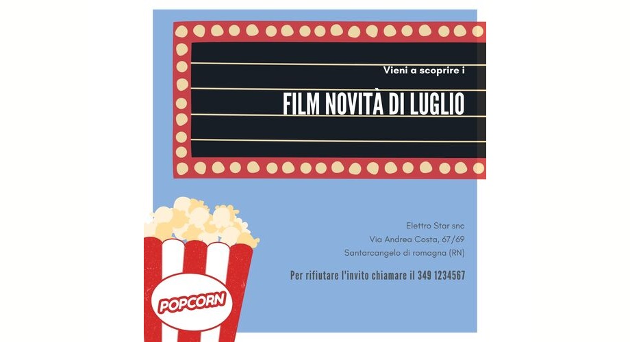 Film Novità Luglio