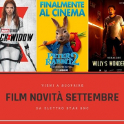 Film Novità di Settembre come Black Widow e Peter Rabbit 2