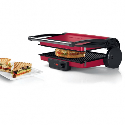 Bosch Contact Grill TCG4104 Bistecchiera 2000W Rossa Bosch Contact Grill TCG4104 Bistecchiera 2000W Rossa