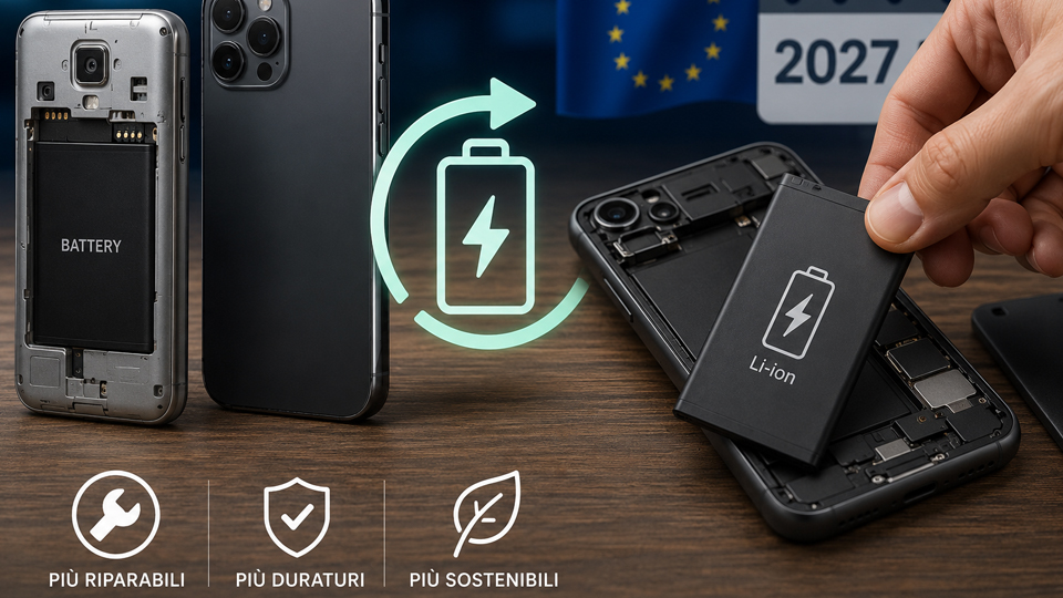 Dal 2027 tornano le batterie removibili? Facciamo chiarezza