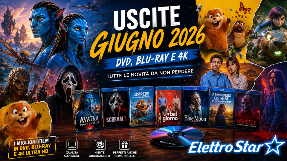 Nuovi film DVD e Blu-ray Giugno 2026