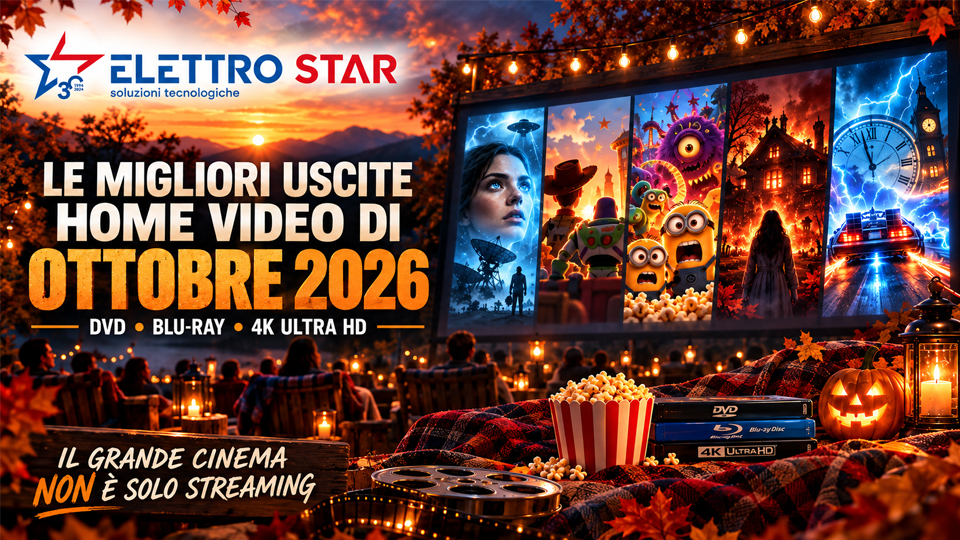 Film in uscita a Ottobre 2026 in DVD, Blu-ray e 4K | Elettro Star